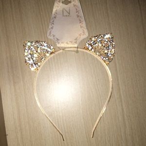 a cute headband with kitty ears